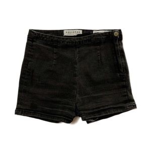PacSun black denim shorts